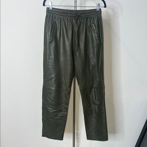 Oakwood Leather Drawstring Pants